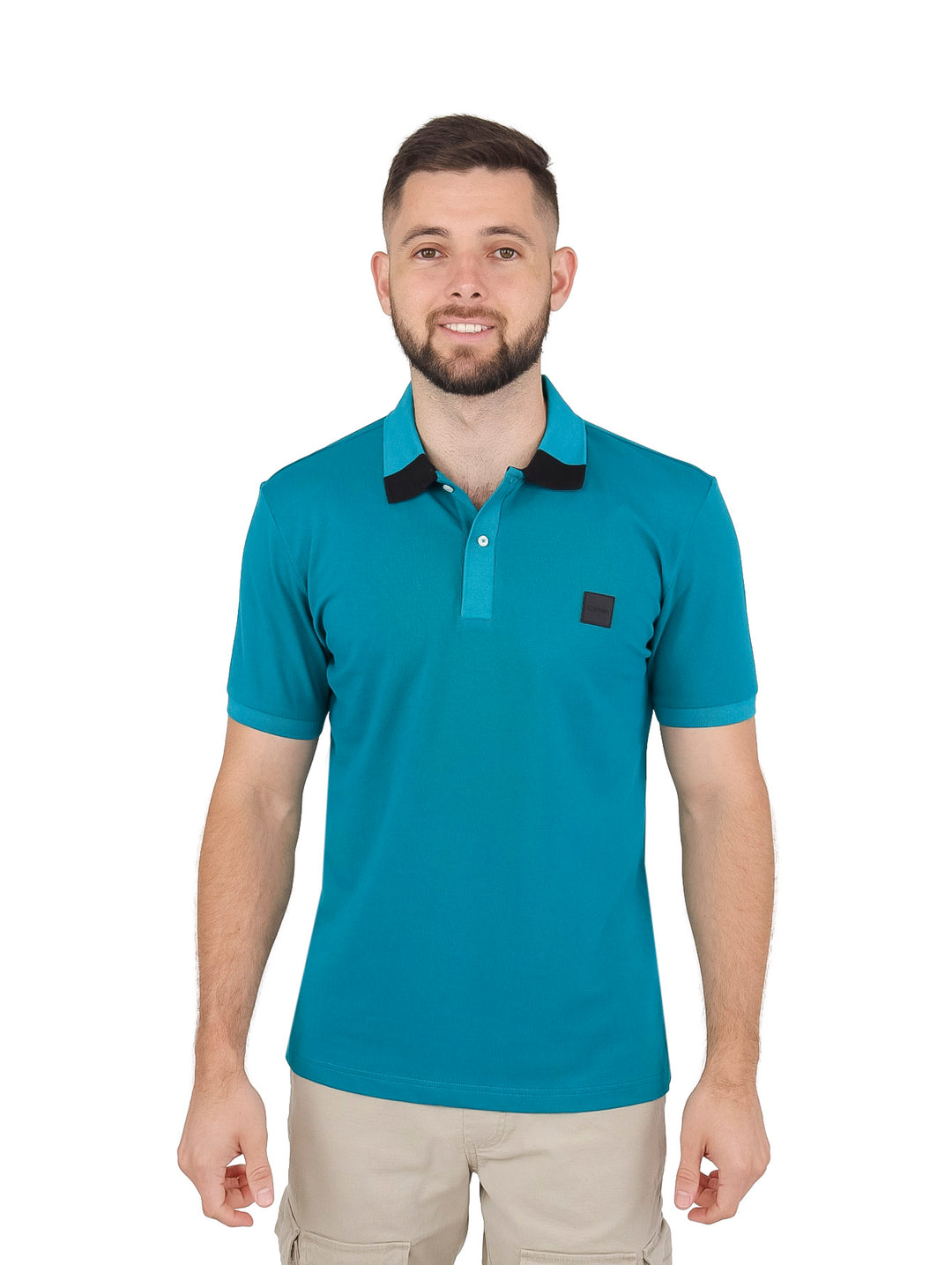 Playera Polo Carven Color Jade para Hombre