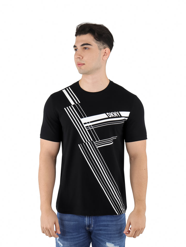 Playera DKNY Manga Corta Negro para Hombre