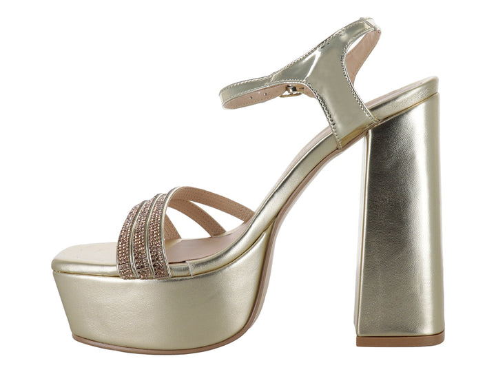 Sandalias de Tacón ROZE Dorado para Mujer