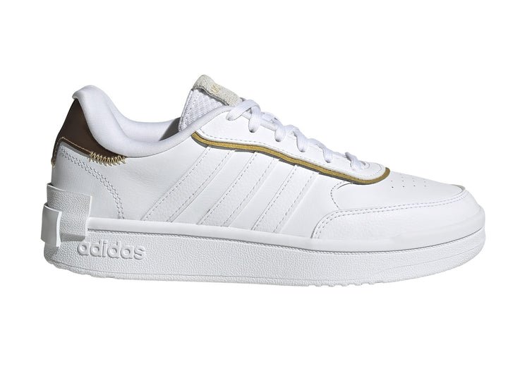 Tenis Adidas Postmove SE Blanco y Dorado para Mujer