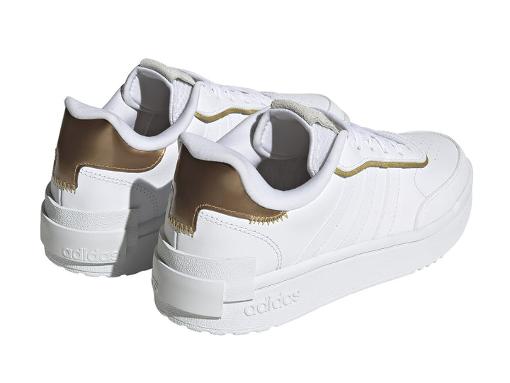 Tenis Adidas Postmove SE Blanco y Dorado para Mujer