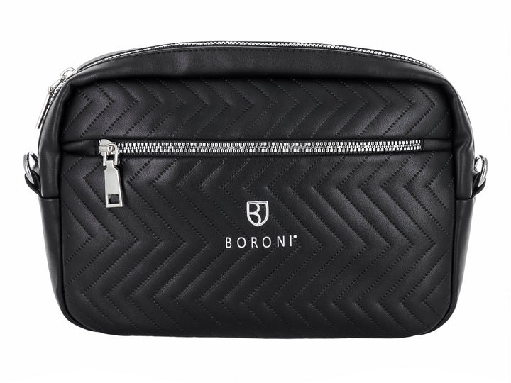 Bolso Bandolera Boroni Negro para Hombre