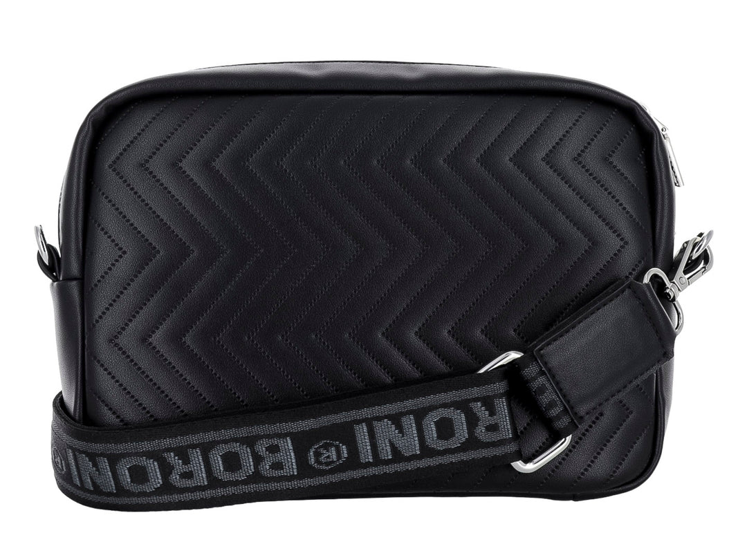 Bolso Bandolera Boroni Negro para Hombre
