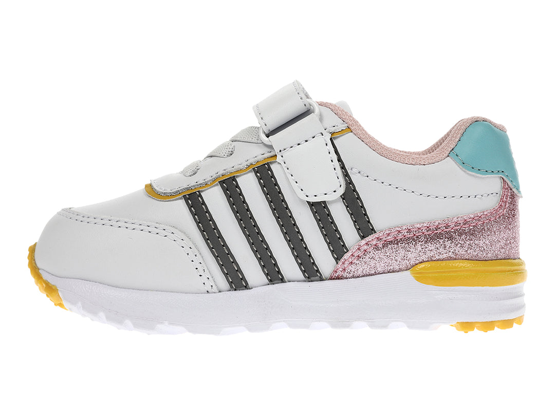 Tenis K-SWISS Tross II Blanco y Amarillo para Niña
