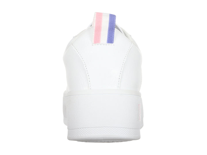 Tenis K-SWISS Trinity Platform Blanco y Oro para Mujer