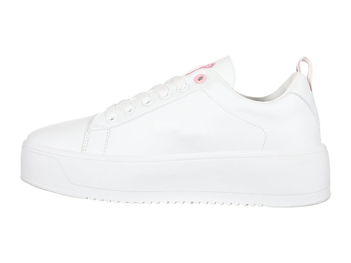 Tenis K-SWISS Trinity Platform Blanco y Oro para Mujer