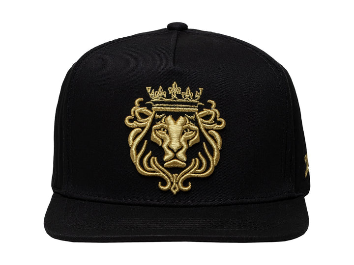 Gorra JC Hats Rey Classic Negro y Dorado para Hombre