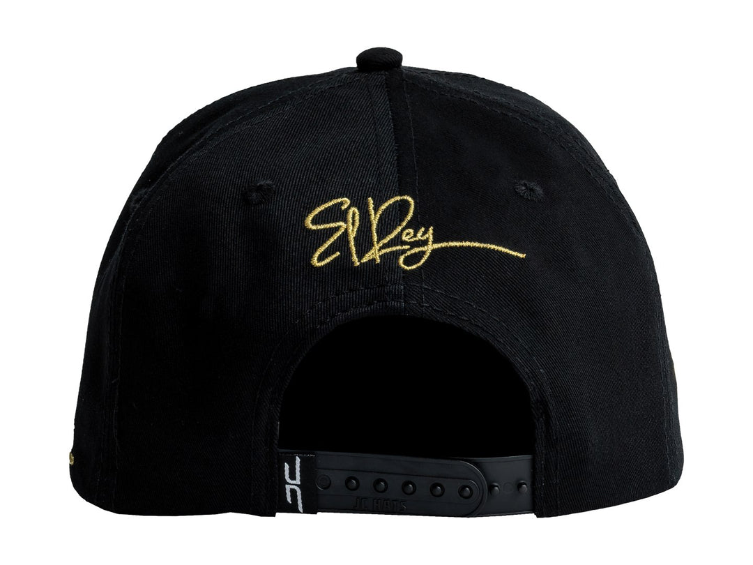 Gorra JC Hats Rey Classic Negro y Dorado para Hombre