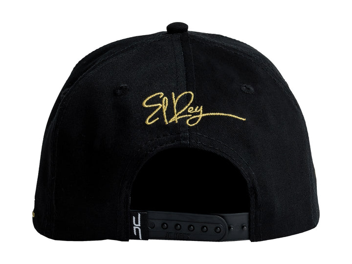 Gorra JC Hats Rey Classic Negro y Dorado para Hombre