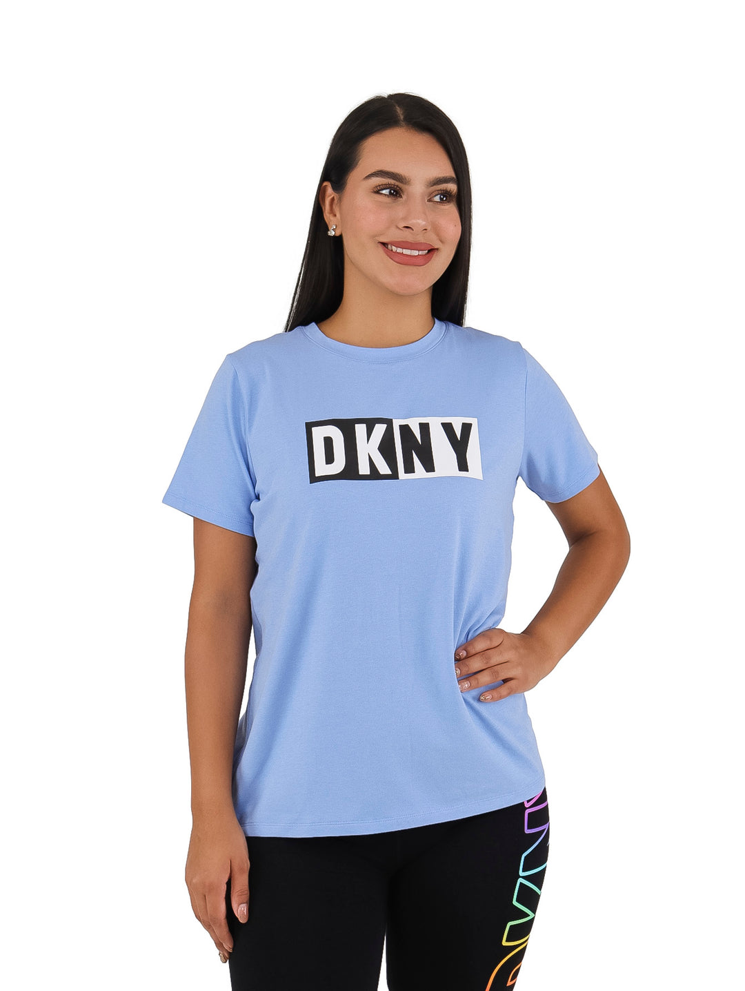 Playera DKNY Azul Claro para Mujer