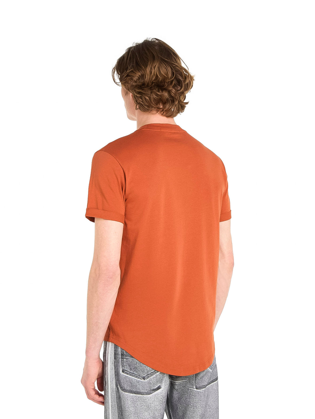 Playera Calvin Klein Café para Hombre