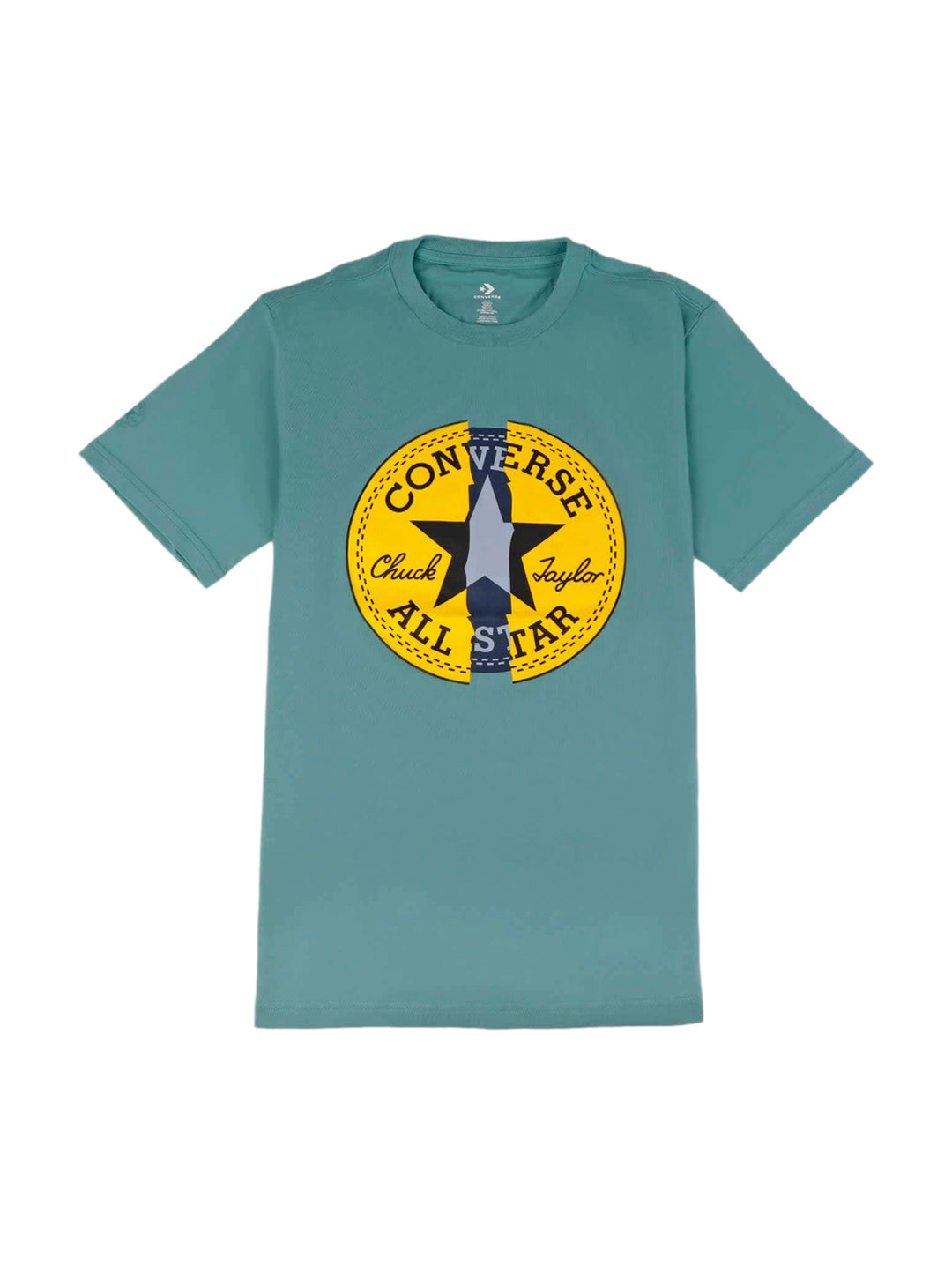 Playera Converse de manga corta color Algae Coast con logotipo All Star central.