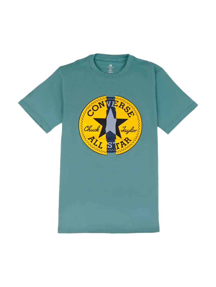 Playera Converse de manga corta color Algae Coast con logotipo All Star central.
