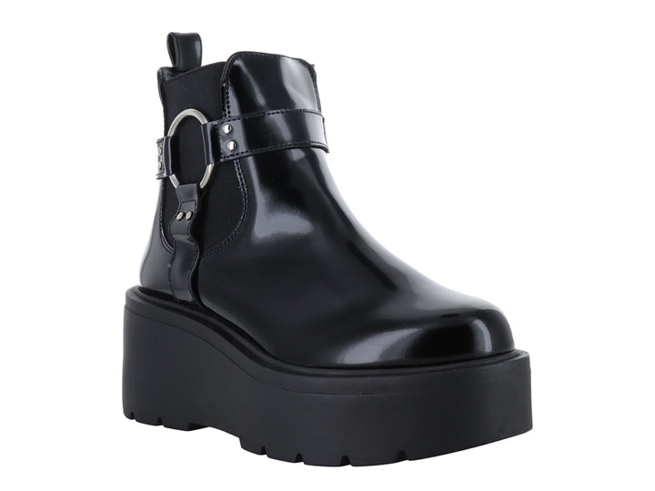 Botines Solie Negro con Plataforma para Mujer