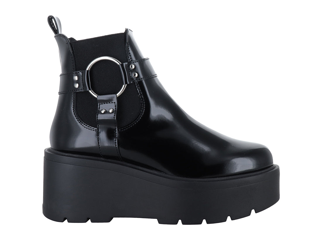 Botines Solie Negro con Plataforma para Mujer