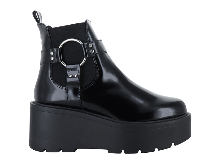 Botines Solie Negro con Plataforma para Mujer