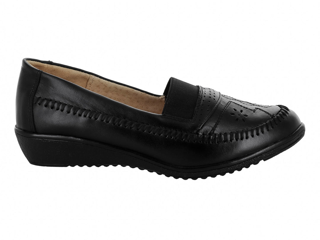 Zapatos Planos Claudia Carrera Napa Negro para Mujer