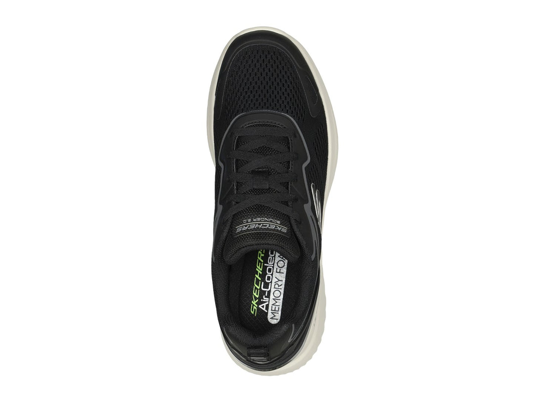 Skechers Tenis Negro y Gris para Hombre