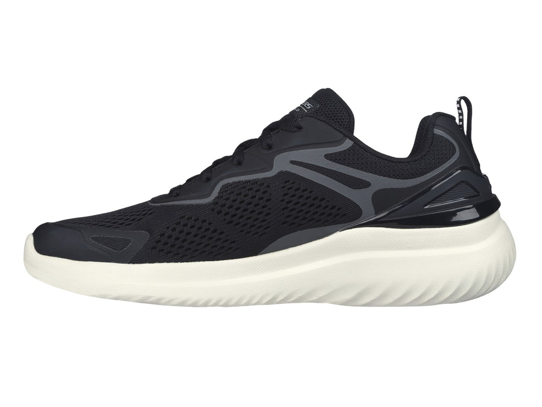Skechers Tenis Negro y Gris para Hombre