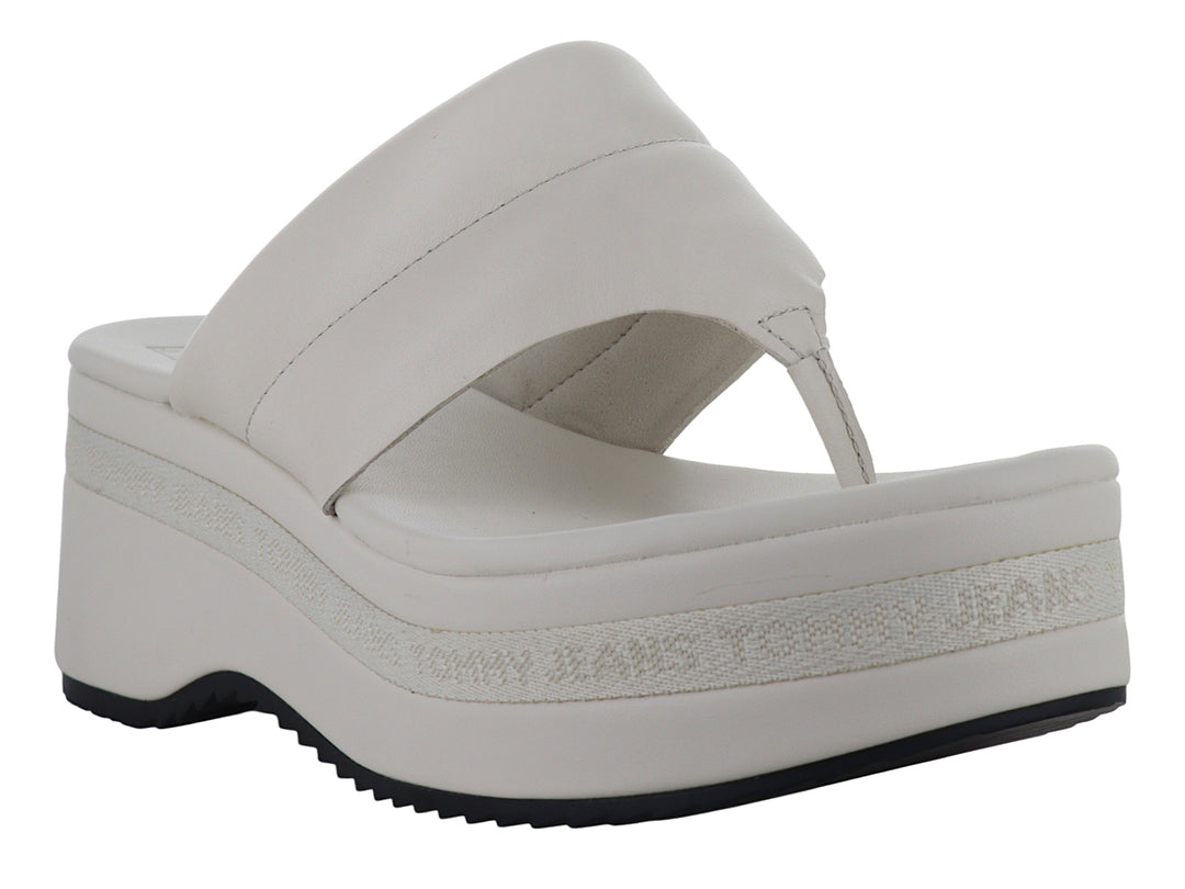 Sandalias Plataforma Tommy Hilfiger Beige para Mujer