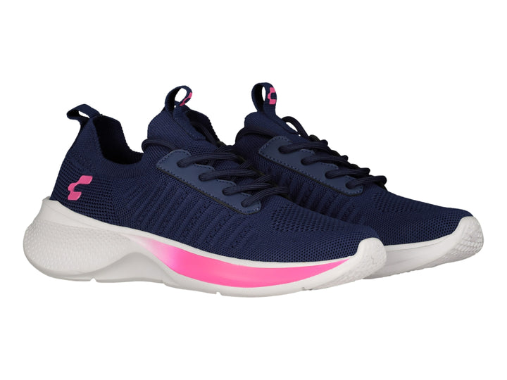 Tenis Charly Azul Marino y Rosa para Mujer