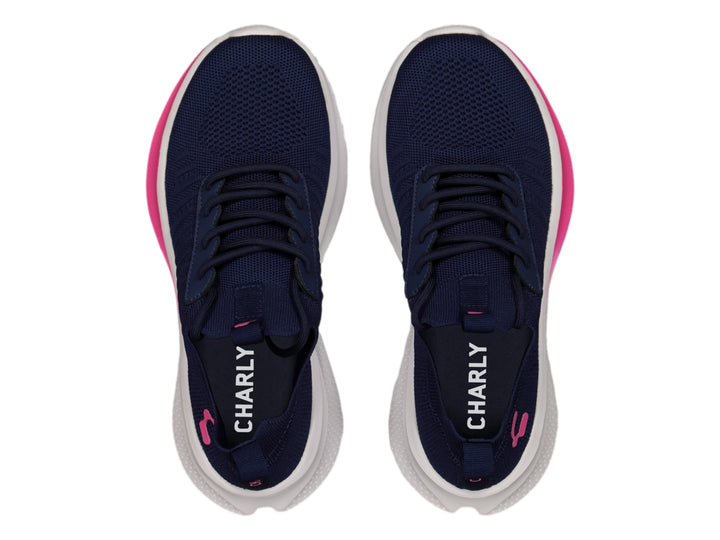 Tenis Charly Azul Marino y Rosa para Mujer