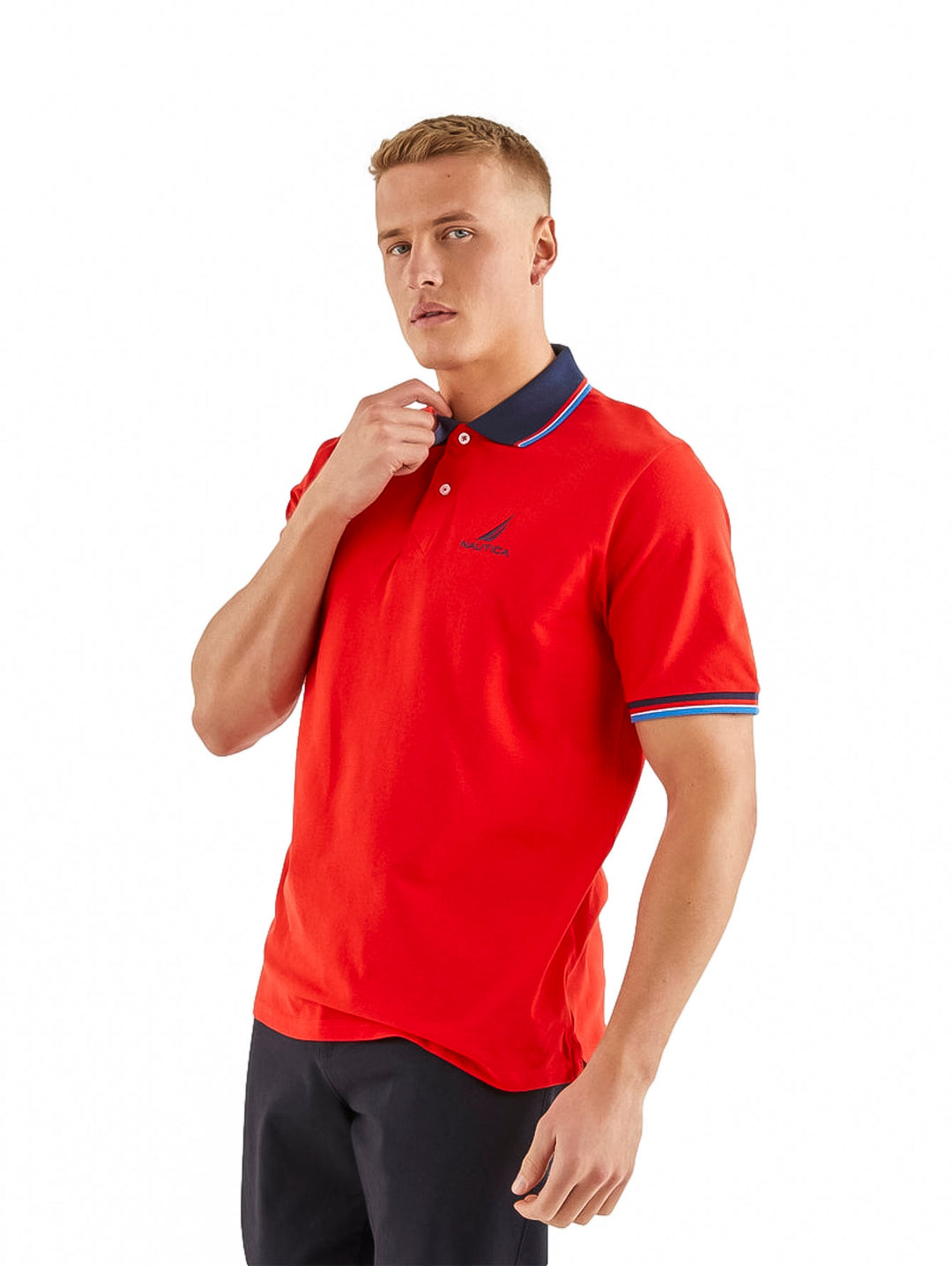 Playera Polo Nautica Rojo para Hombre