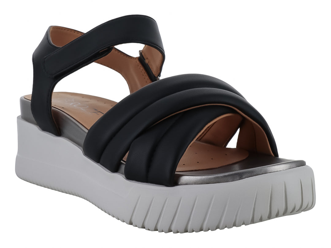 Sandalias Roze Confort Negro para Mujer