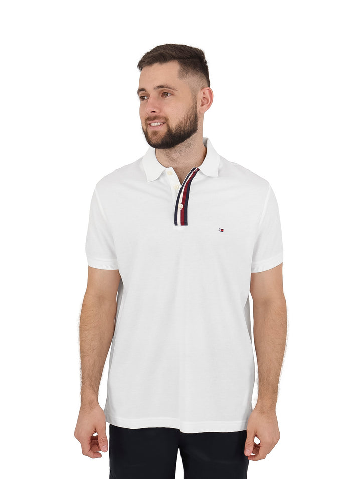Playera Polo Tommy Hilfiger Blanca para Hombre