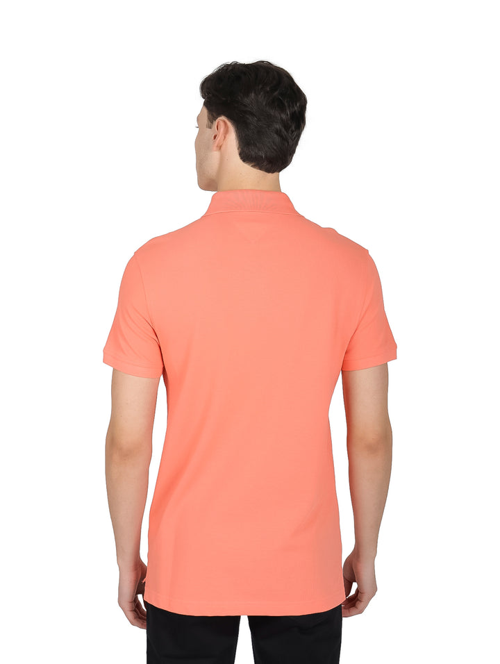 Playera Polo Tommy Hilfiger Color Peach Dusk para Hombre