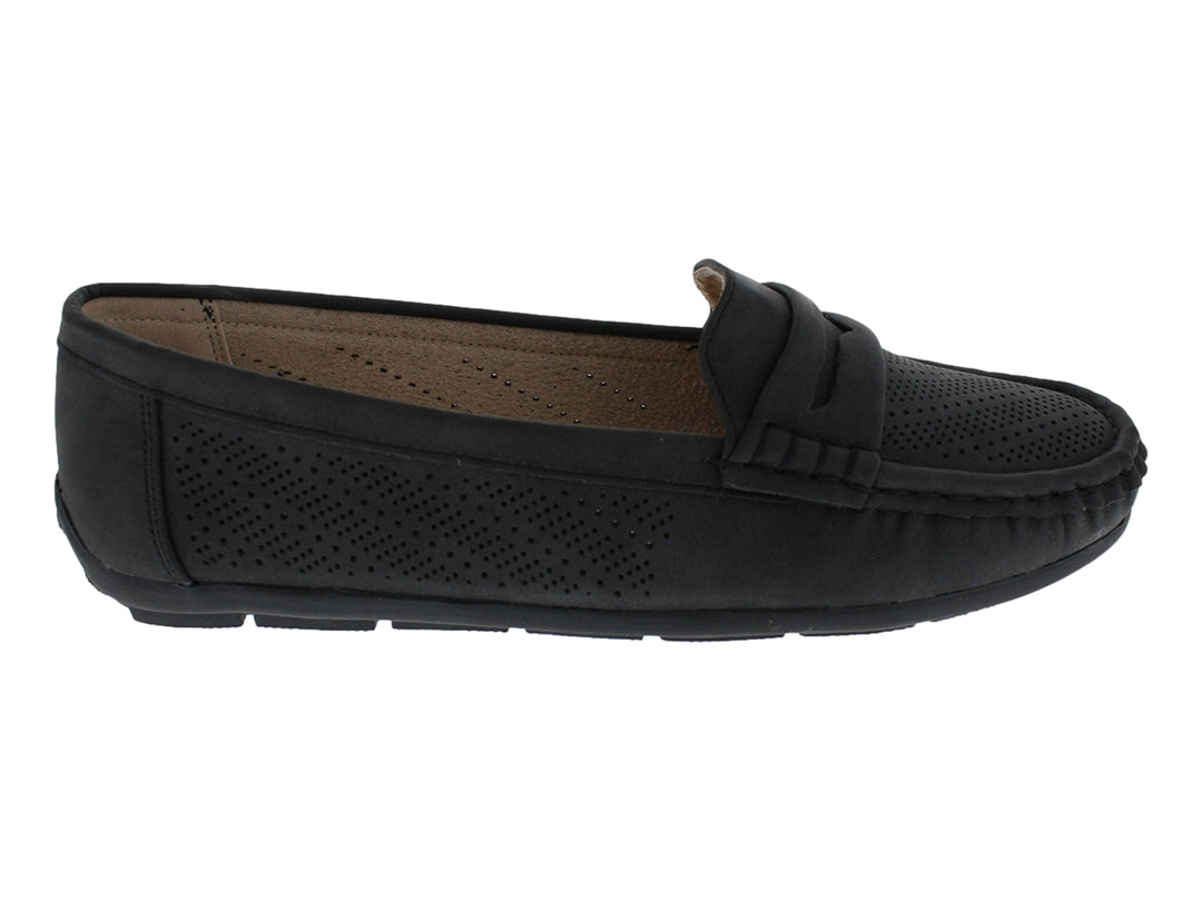 Zapatos Mocasines Comfort Fit Negro para Mujer
