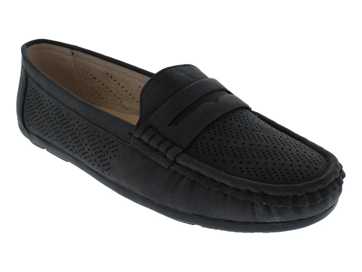 Zapatos Mocasines Comfort Fit Negro para Mujer