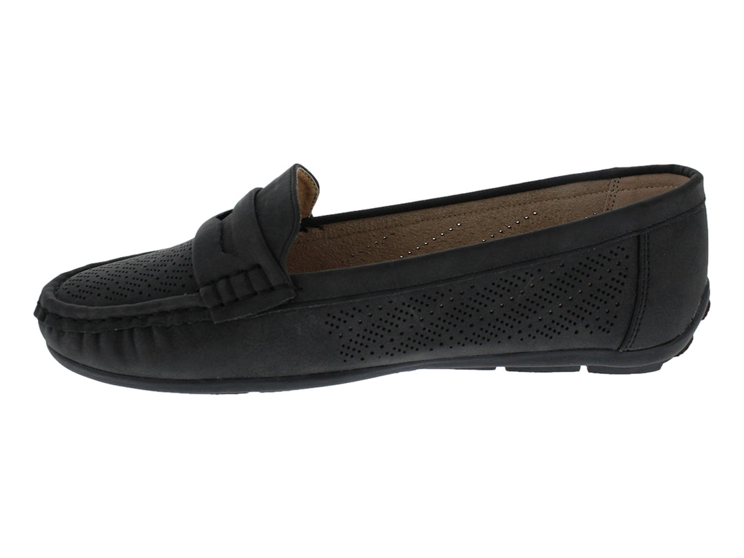 Zapatos Mocasines Comfort Fit Negro para Mujer