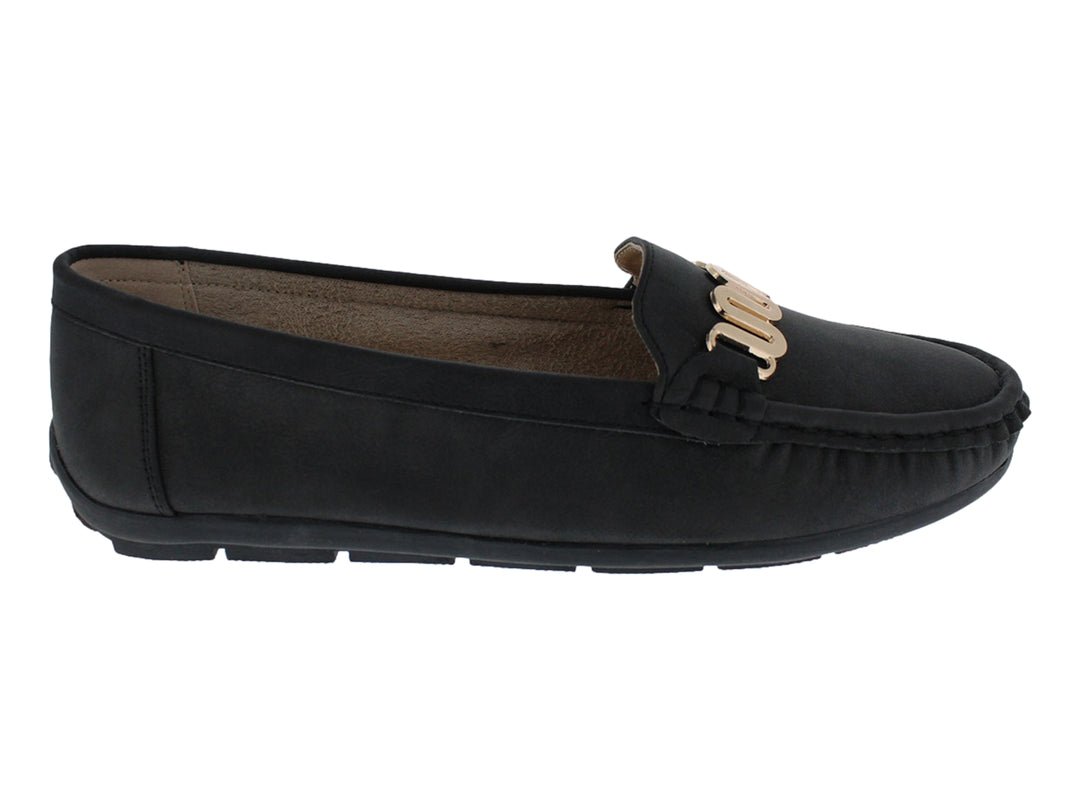 Zapatos Mocasines Comfort Fit Negro para Mujer