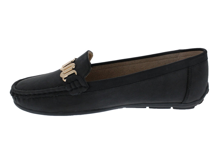 Zapatos Mocasines Comfort Fit Negro para Mujer