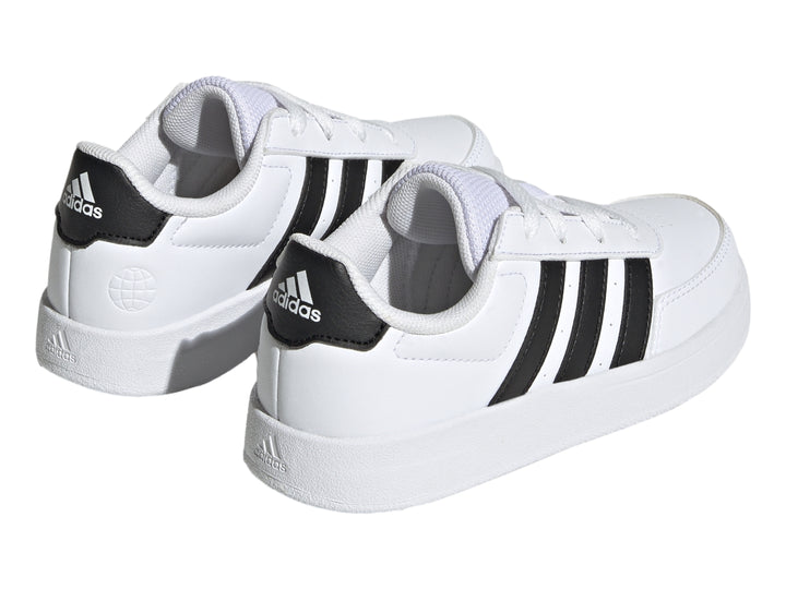 Tenis Adidas Breaknet 2.0 Blancos con Negro para Niño