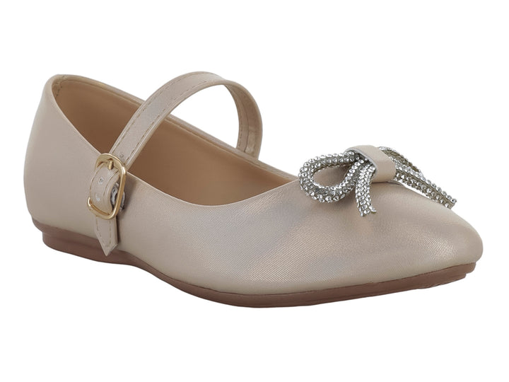Zapatos Planos Genesis Paris Alina Platina para Niña