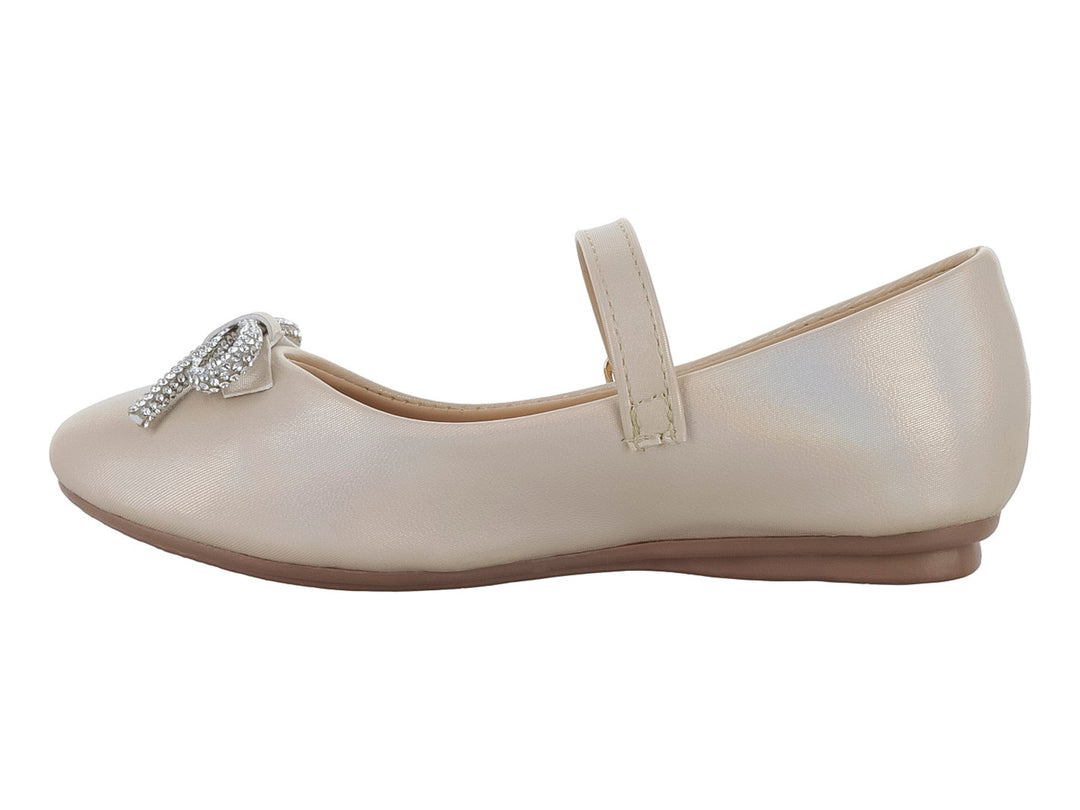 Zapatos Planos Genesis Paris Alina Platina para Niña