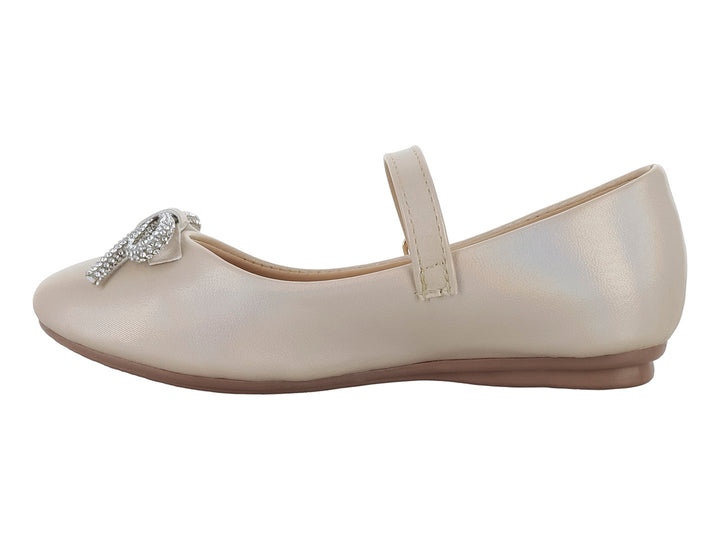 Zapatos Planos Genesis Paris Alina Platina para Niña