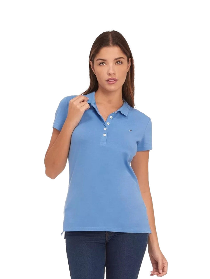 Playera Polo Tommy Hilfiger Azul para Mujer