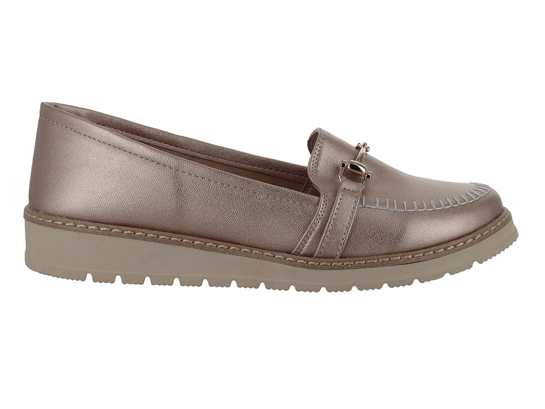 Zapatos Mocasines MELI&amp;ANA Oro Rosado para Mujer