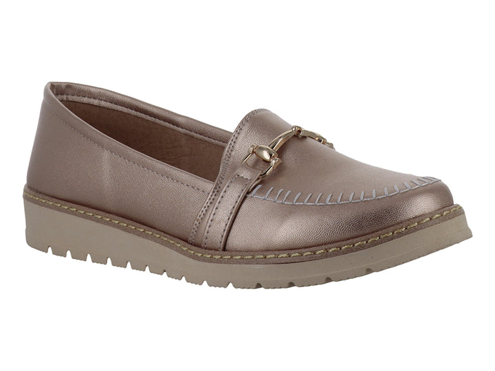 Zapatos Mocasines MELI&amp;ANA Oro Rosado para Mujer