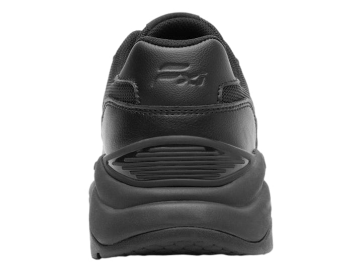Tenis deportivos Flexi en color negro con suela robusta y detalles en textil y sintético.