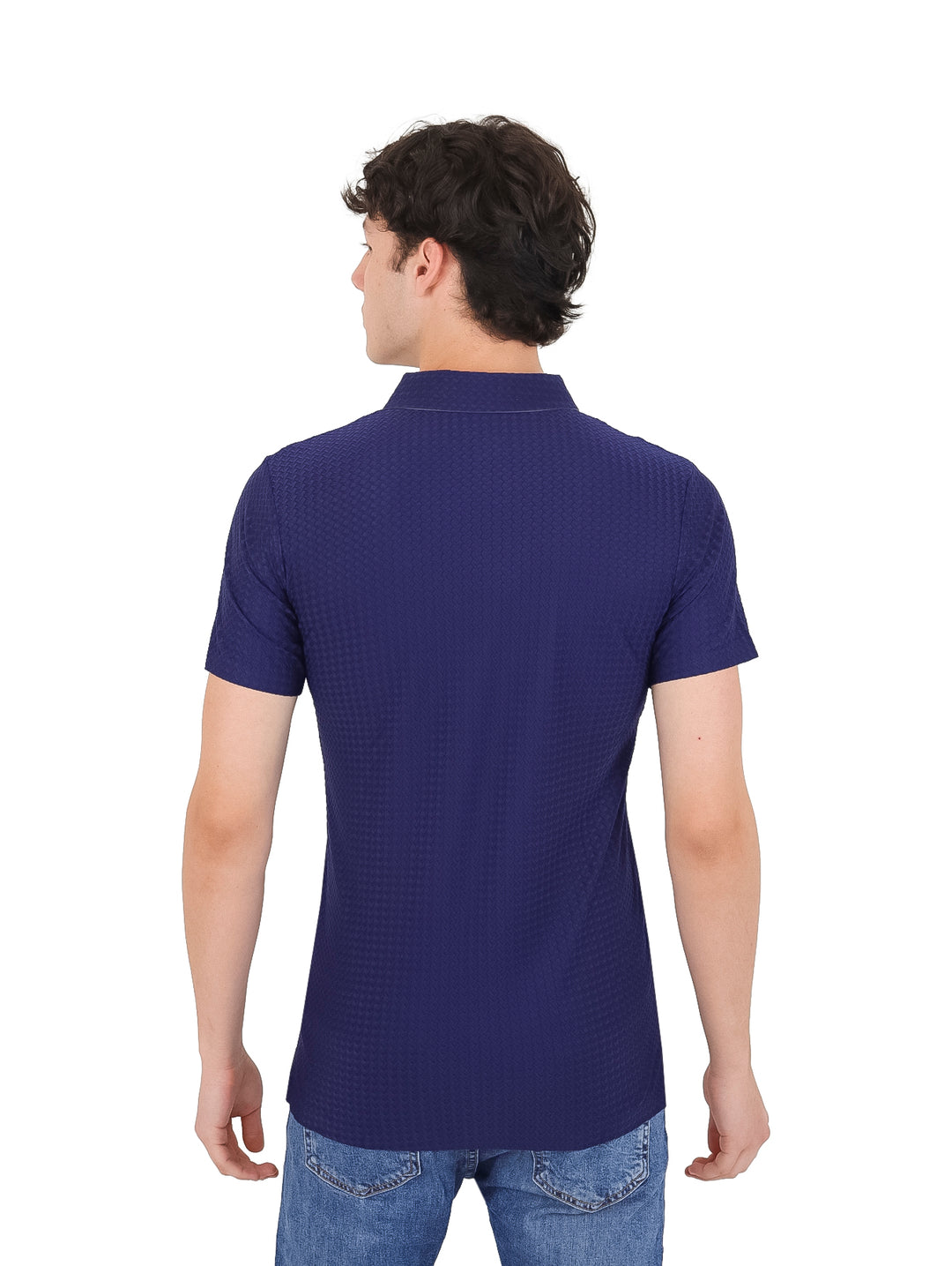 Playera Polo Barabas Color Navy para Hombre