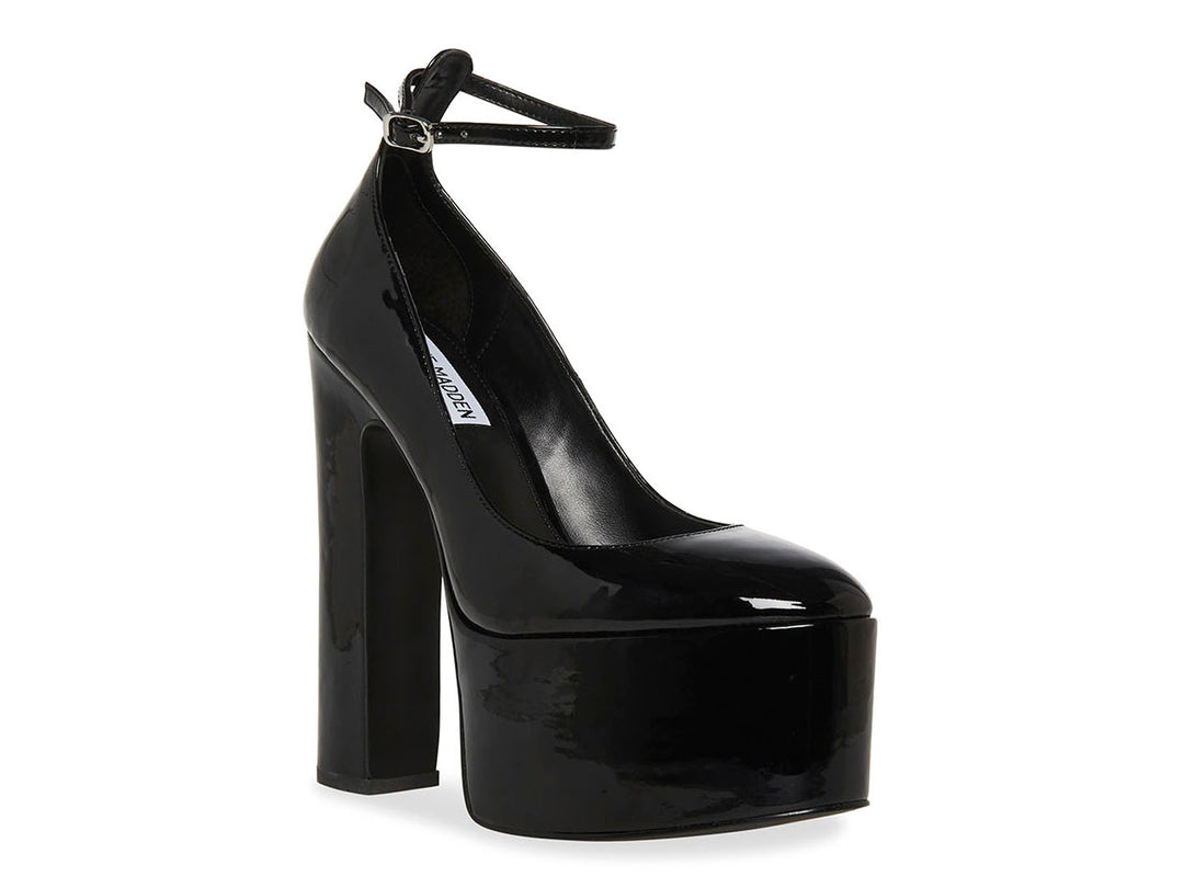 Zapatos de Tacón Steve Madden Negro Charol para Mujer