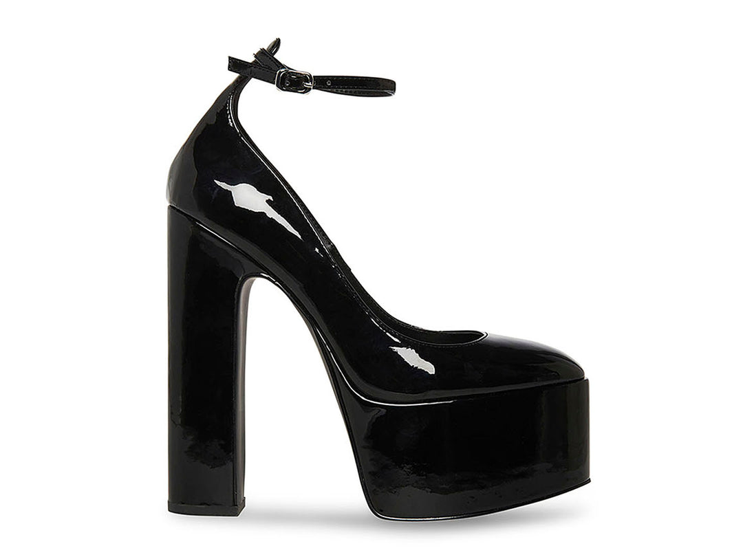 Zapatos de Tacón Steve Madden Negro Charol para Mujer