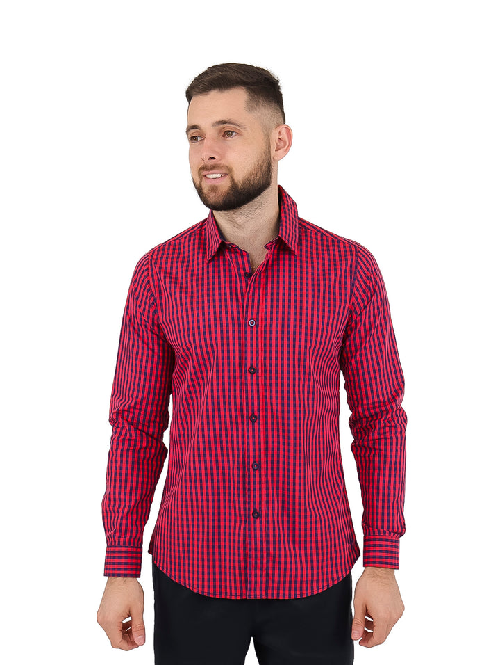 Camisa Rock Jeans Color Coral para Hombre