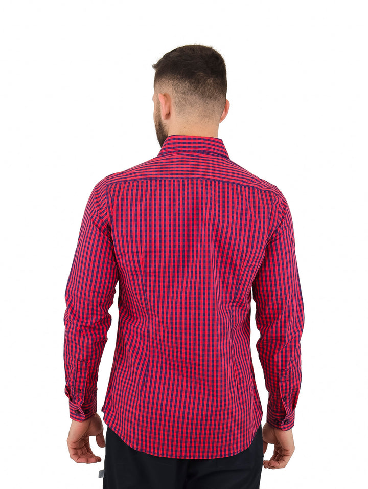 Camisa Rock Jeans Color Coral para Hombre