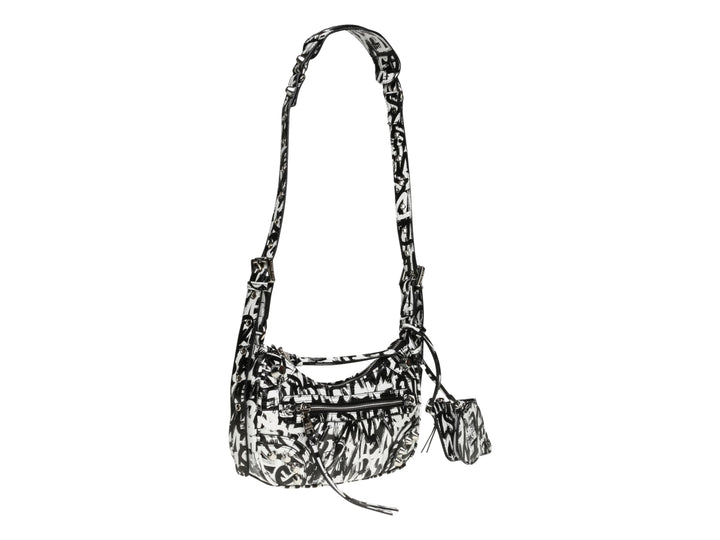 Bolso Hobo Steve Madden Blanco y Negro para Mujer
