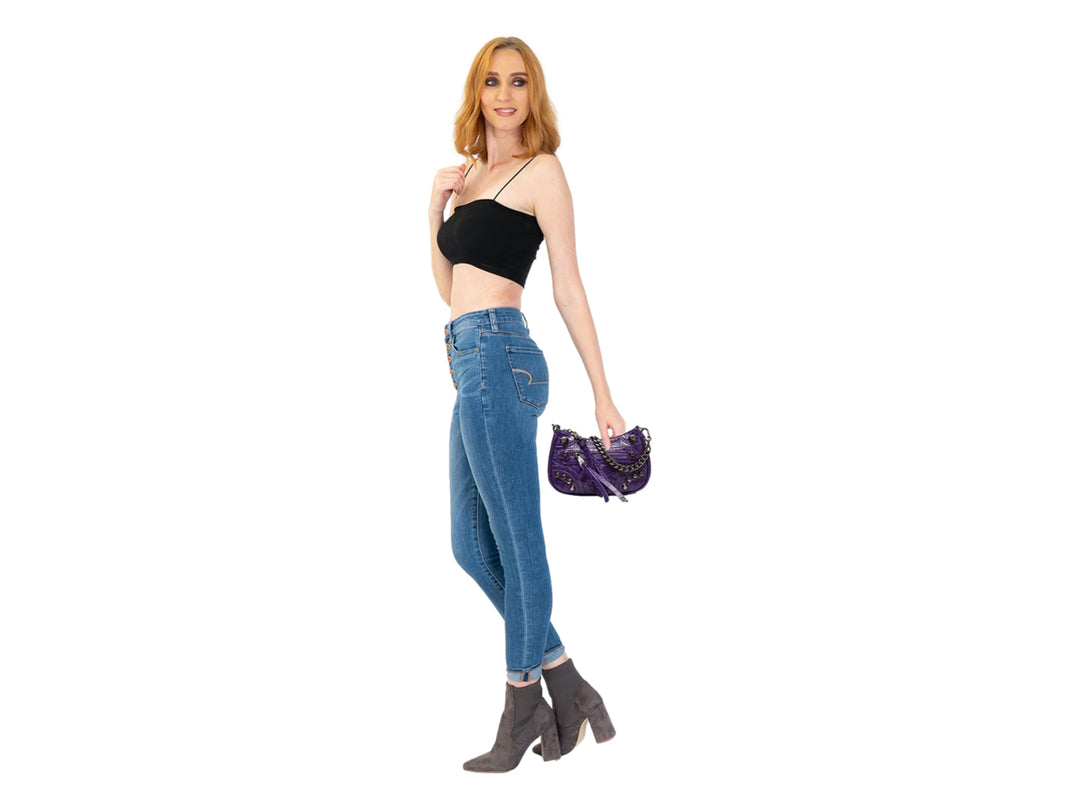 Bolsa de Hombro Steve Madden Bvilma Morada para Mujer